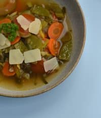 Teamevent Kochkurs - Kochkurs Köln | Rezepte von den Kochkursen und Teamevents im Marieneck 7 - Kochschule Marieneck Köln Ehrenfeld Italienische Minestrone in einer Bowl