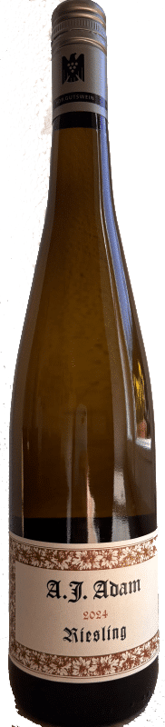 Eine Flasche Mosel Riesling - Adam 2024